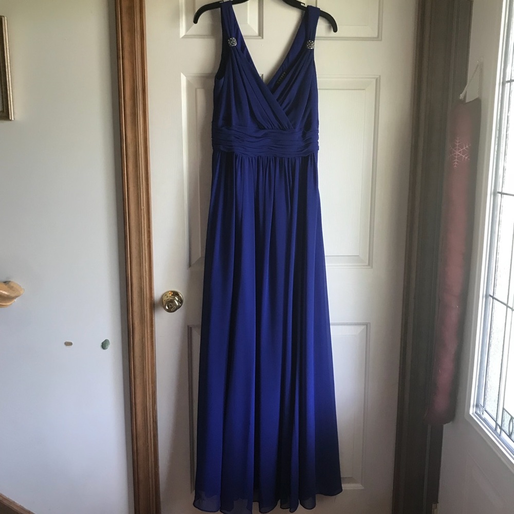 Royal blue prom dress - Lauren - size 10